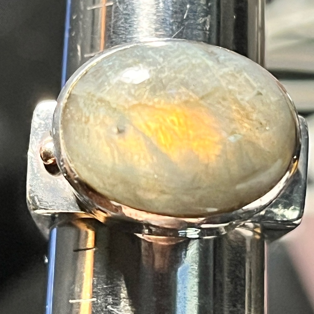 Sterling Silver labradorite Silpada size 6 ring